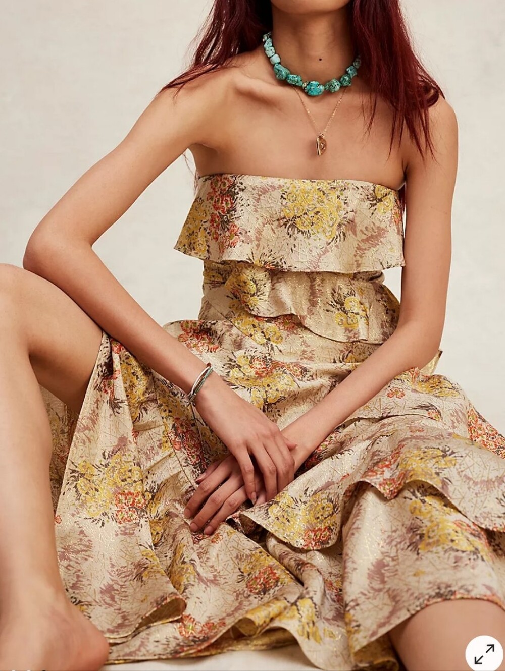 Free People Riviera Maxi Dress s4 - Picture 4 of 12